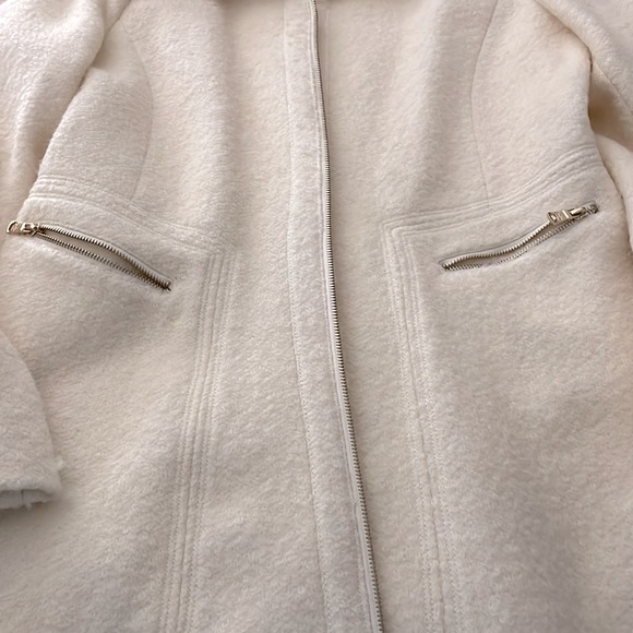 Jessica Simpson Coat Size XL Ivory/Winter White Very Good Condition!! - Picture 11 of 14